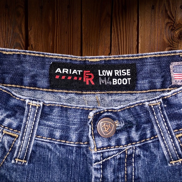Ariat M4 Low Rise Bootcut Fire Resistant Jeans - Picture 5 of 8